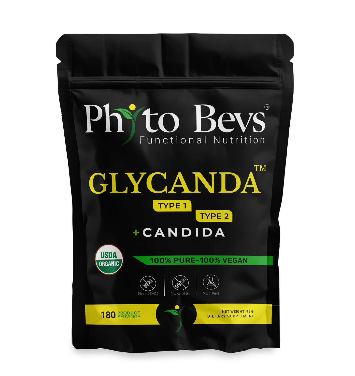 Glycanda Type 1 Type 2 Blood Sugar Candida Support