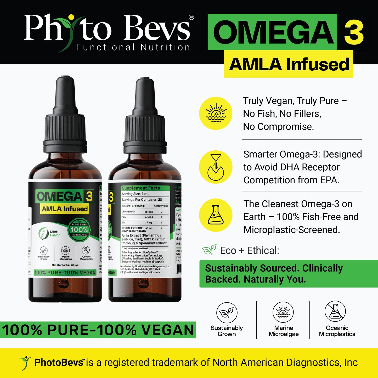 Omega-3 Algae Oil - AMLA infused