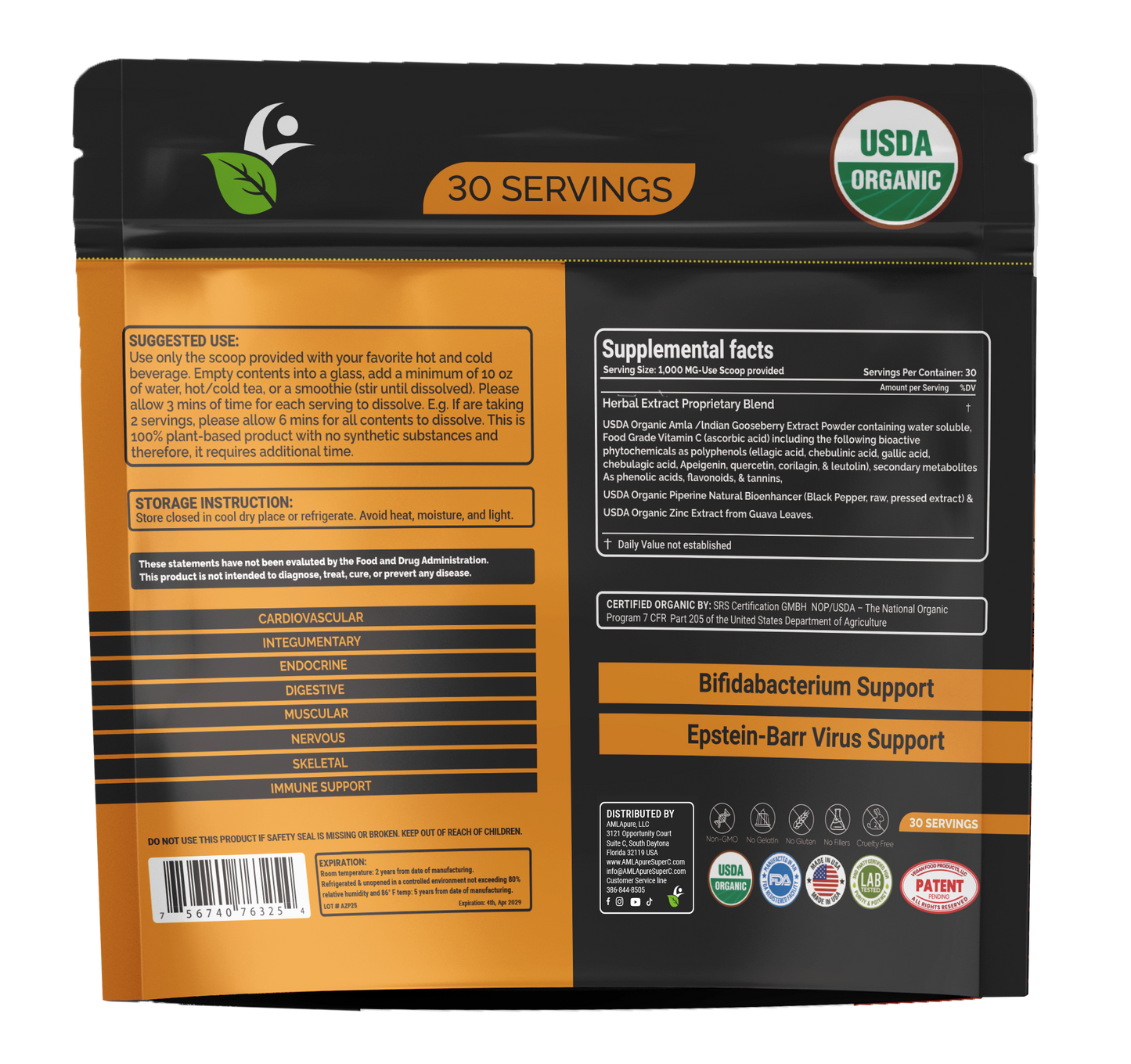 Orange Label AMLA made with real fruit