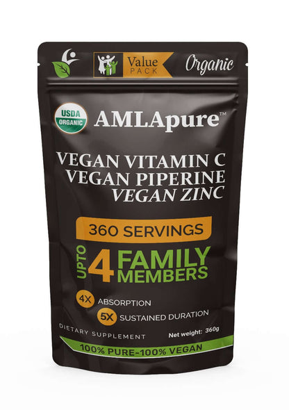 Vegan Vitamin C - USDA Organic - Immune Support