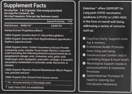 Nattokinase, Quercetin, Vitamin C, Bromelain, Licorice, Pepper & Zinc 6-In-1 Complex