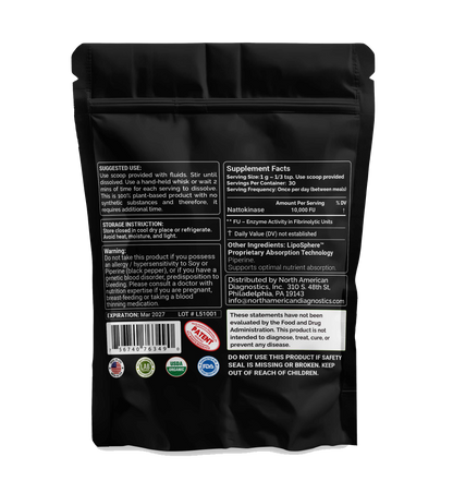 10,000 FU Vegan Nattokinase - HEALTH CARE PROVIDER RX ONLY