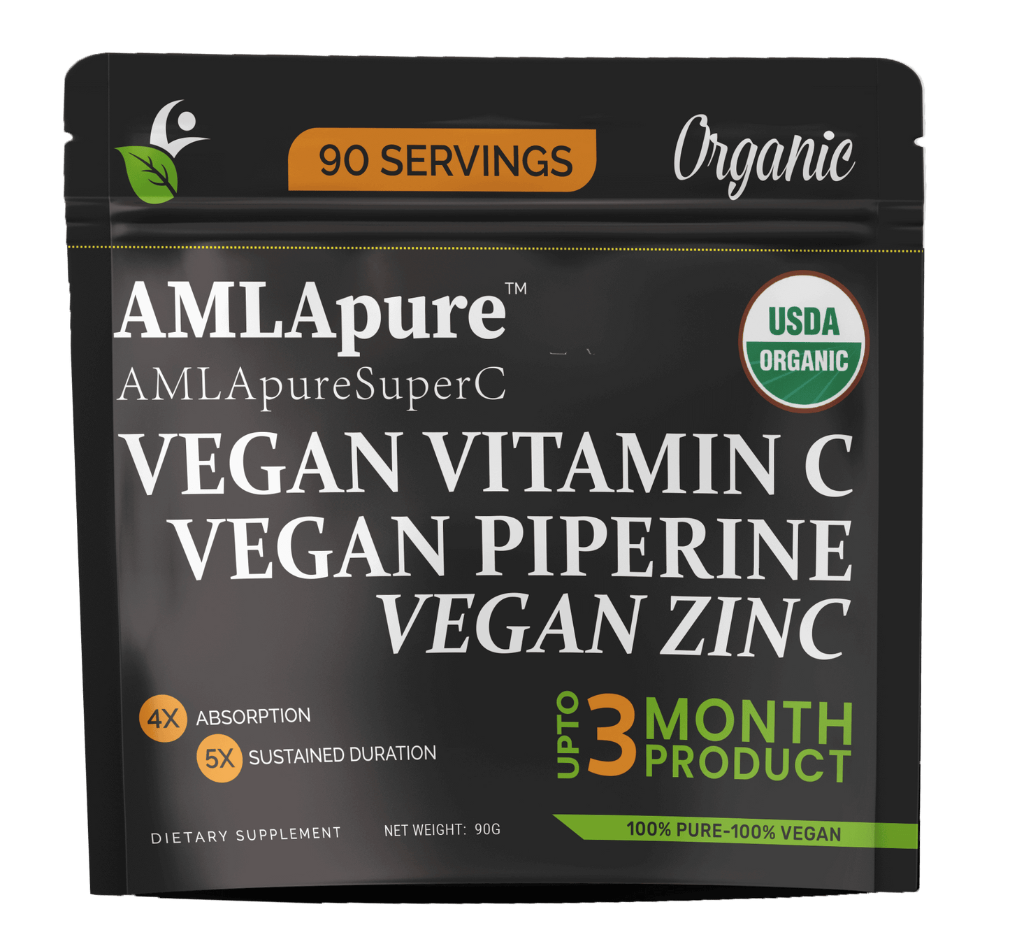 Vegan Vitamin C - USDA Organic - Immune Support